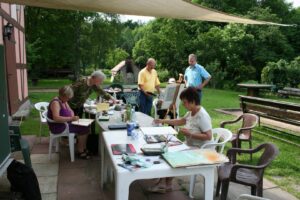 Arbeiten der Malgruppe