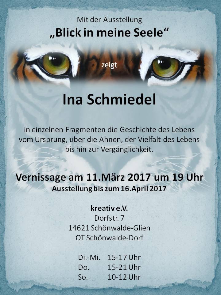 Flyer Ina Schmidel