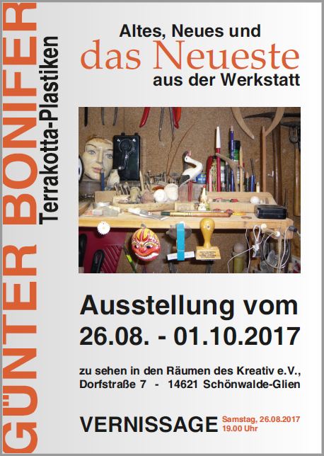 Plakat Ausstellung Bonifer 2017